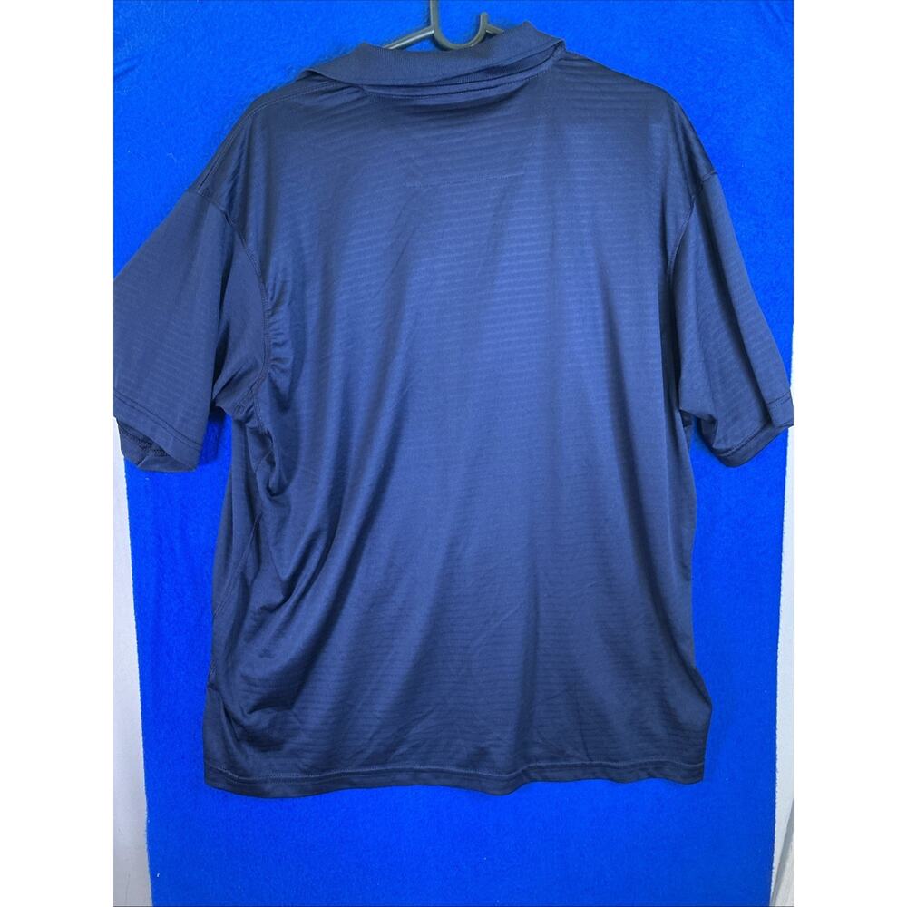 New York Yankees 2009 World Series Champions Antigua Polo Shirt Men's Large Blue - Picture 13 of 14